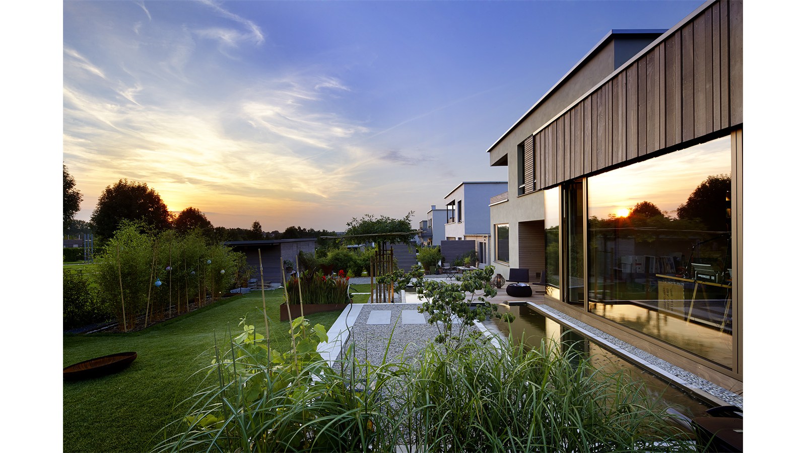 Büro und Gartenanlage Raumkontrast Baugruppe Werdener Hof Arnsberg