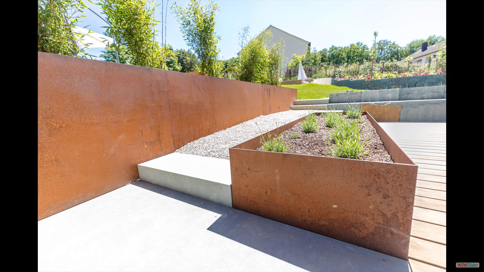 Gartenhof Gartenplanung 2 Raumkontrast