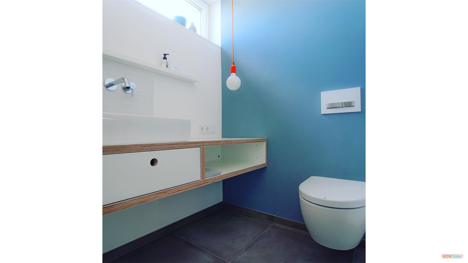 Gästebad  Iringweg Raumkontrast