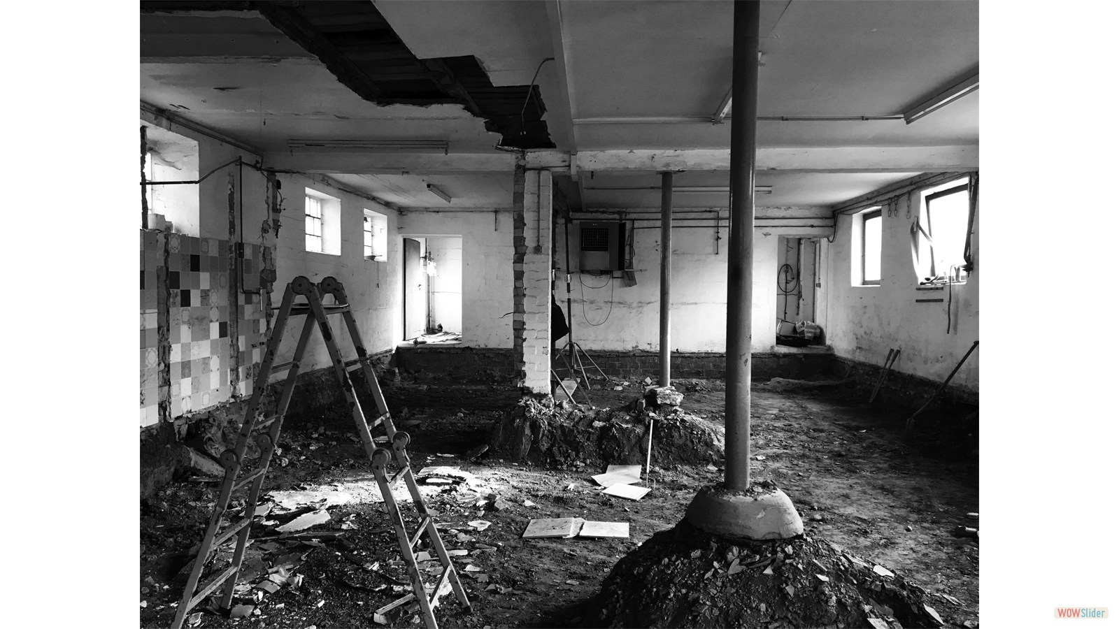 Innenansicht Vorher SW Am Born Raumkontrast