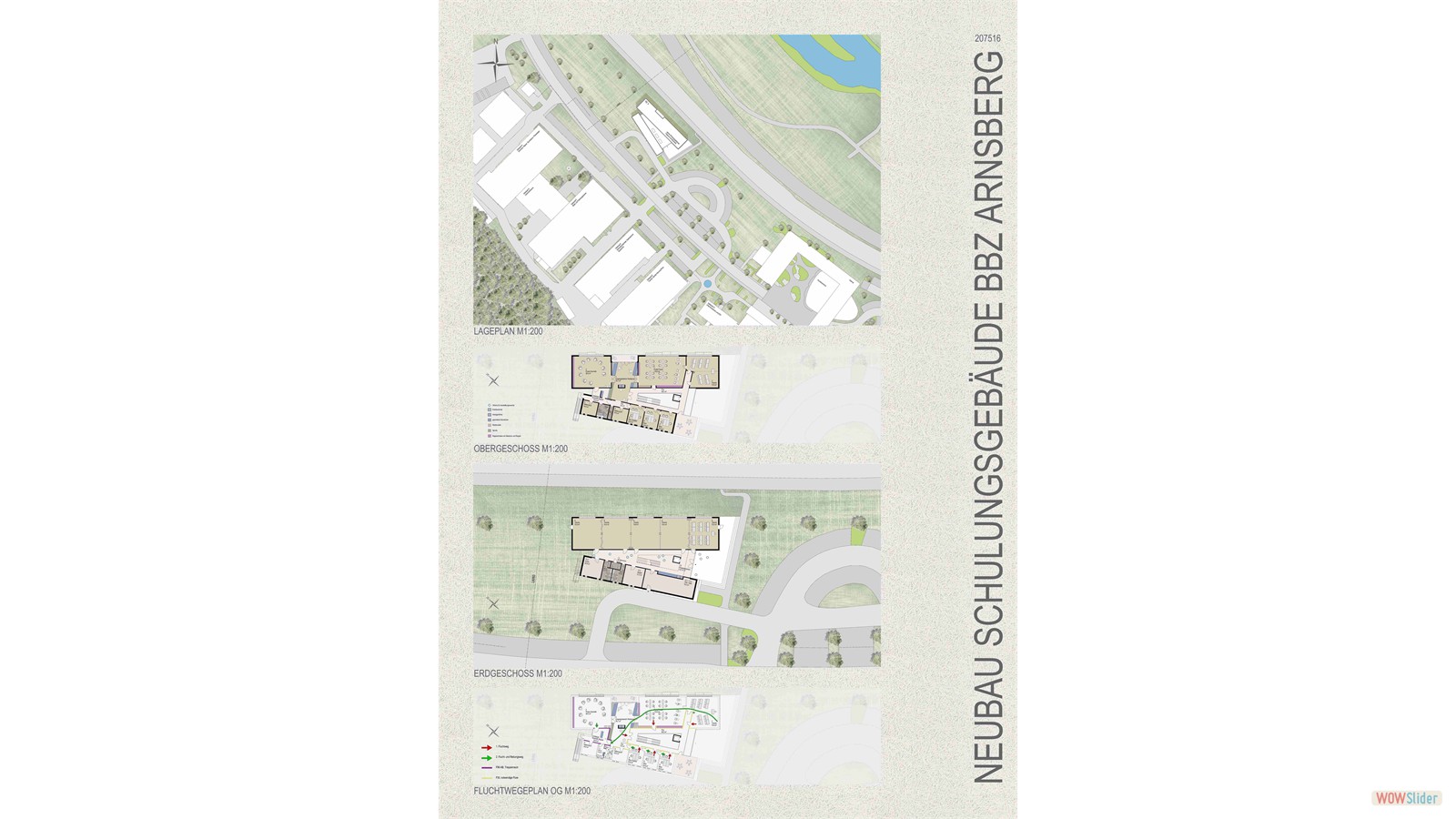 Wettbewerb Lageplan A3 Präsentation BBZ ARNSBERG RAUMKONTRAST-Neu